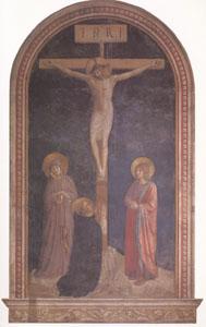 Fra Angelico Crucifixion with st dominic (mk05) oil painting image